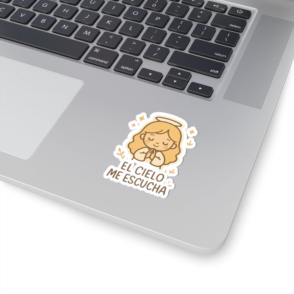 El cielo Escucha Spanish Christian Kawaii Stickers – Inspirational Angel Sheet for Faith, Gratitude & Healing. Faith speaks in Spanish too — let every sticker be a prayer full of love, peace, and healing.