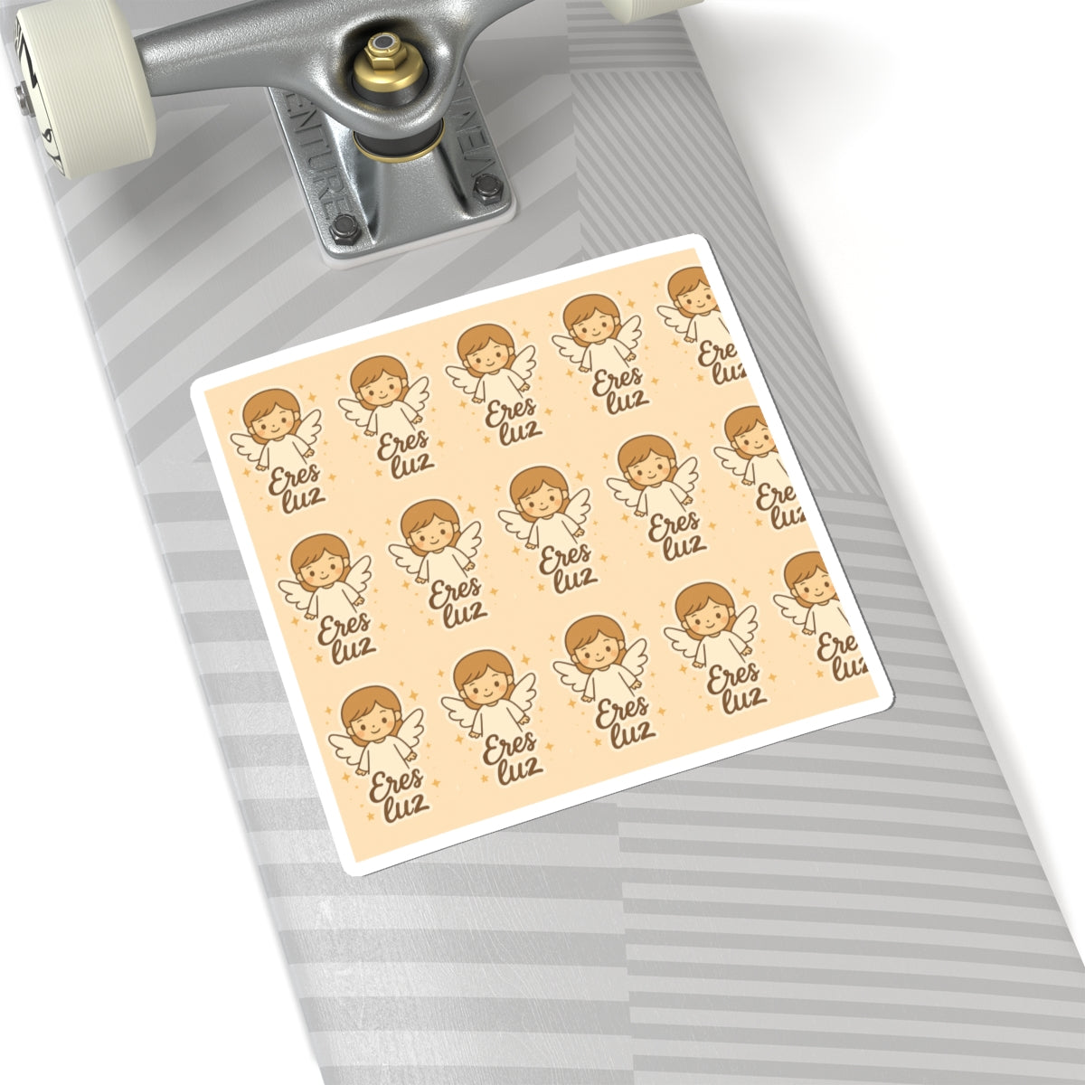 Eres Luz Spanish Christian Kawaii Stickers – Inspirational Angel Sheet for Faith, Gratitude & Healing. Faith speaks in Spanish too — let every sticker be a prayer full of love, peace, and healing.
