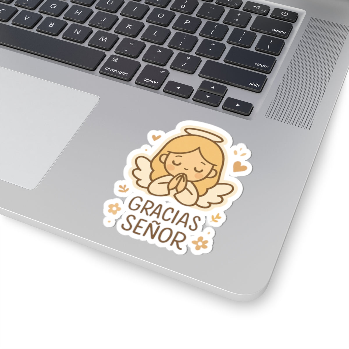 Gracias Señor Spanish Christian Kawaii Stickers – Inspirational Angel Sheet for Faith, Gratitude & Healing. Faith speaks in Spanish too — let every sticker be a prayer full of love, peace, and healing.