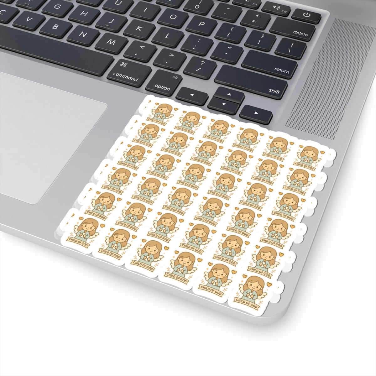 Baptism Angel , Child of GOD Stickers – Christian Kawaii Stickers for Christening, Baby Dedication & Faith Gifts. Celebrate the beauty of baptism with these sweet angel stickers filled with light, love, and faith.