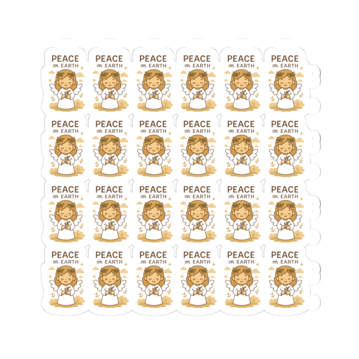 Peace Angel , Peace on Earth Stickers – Christian Printables for Serenity, Prayer & Blessings. Let peace flow through your soul with every sticker. These angelic reminders gently guide you to rest, pray, and bring peace into the world.