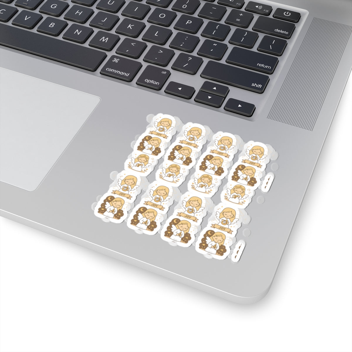 JOY Kawaii Angel Stickers – Faith-Inspired Kiss-Cut Sheet for Journaling, Gifting & Daily Encouragement. A gentle reminder that joy comes in the morning… and sometimes in the form of a tiny angel.