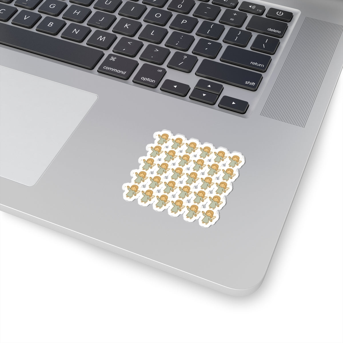 Minimalist Faith Angel Stickers faithy – Kawaii Christian Sheet for Spiritual Journaling & Encouragement. Gentle reminders of faith and light — in every little sticker.