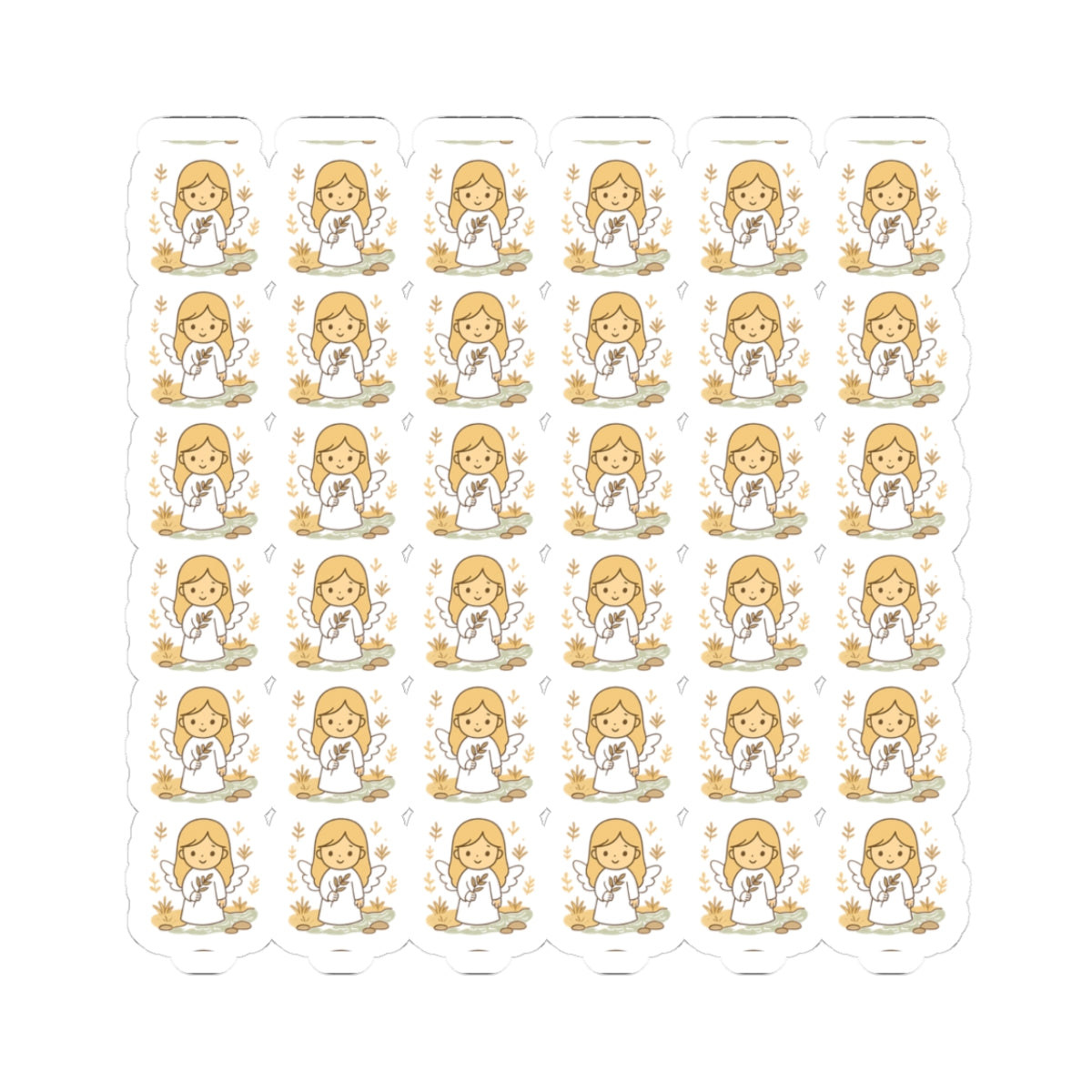 5D.Peacemakers Angel Stickers – Faith-Based Kawaii Sheet for Prayer, Devotionals & Peaceful Gifts. Because true peace begins with prayer — and a heart willing to shine.