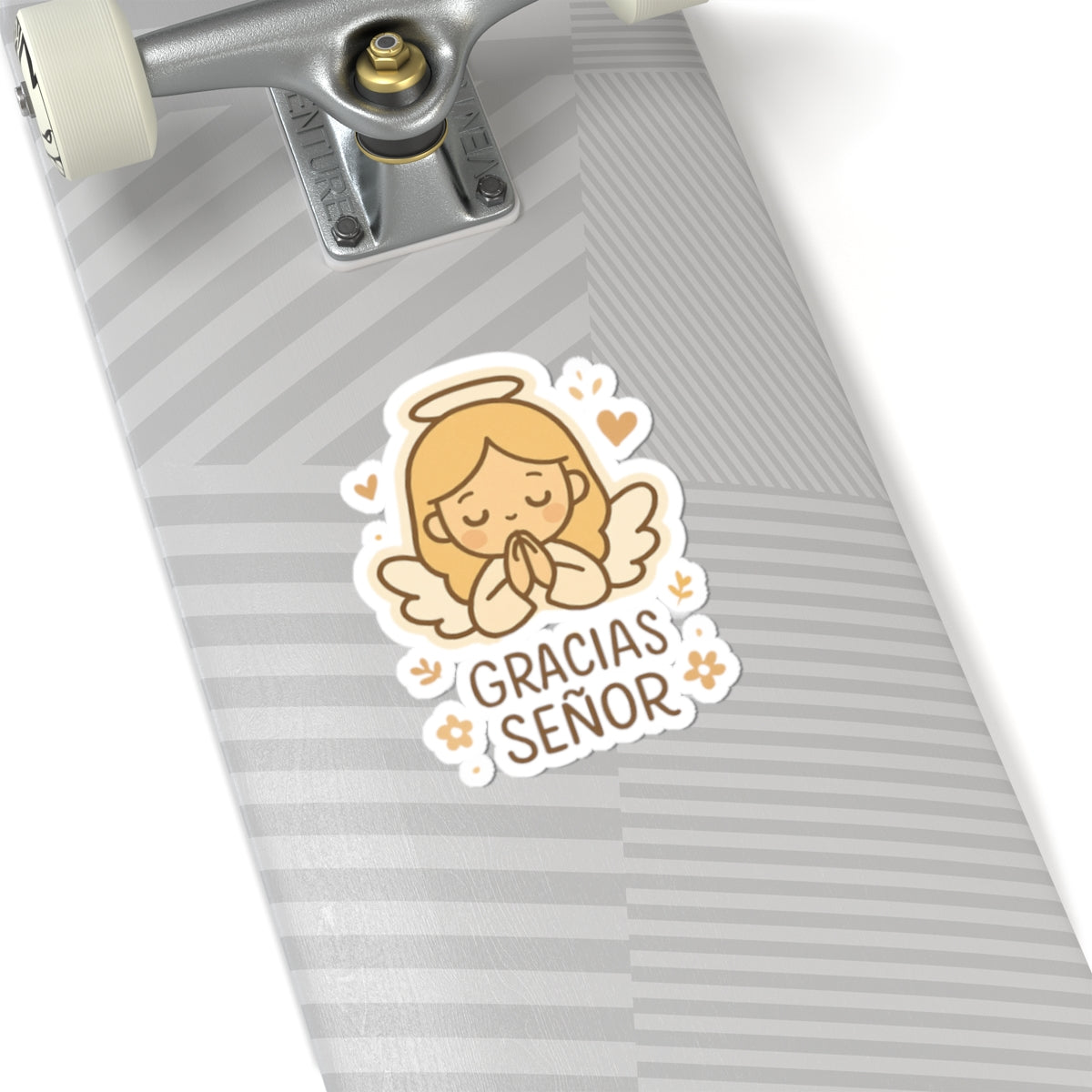 Gracias Señor Spanish Christian Kawaii Stickers – Inspirational Angel Sheet for Faith, Gratitude & Healing. Faith speaks in Spanish too — let every sticker be a prayer full of love, peace, and healing.
