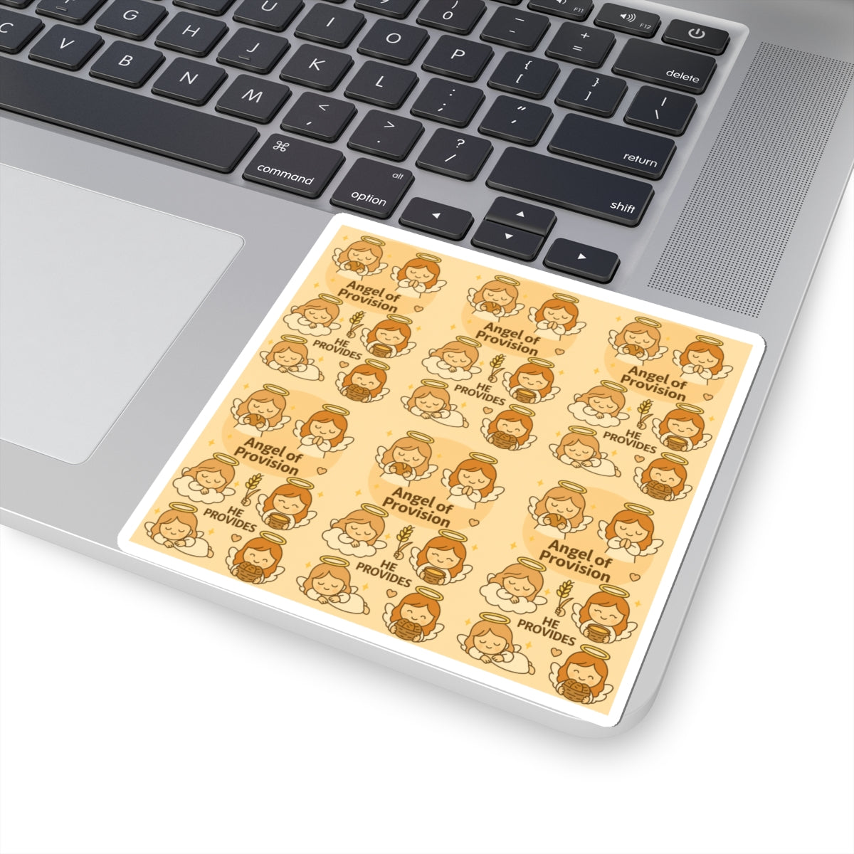 Angel of Provision - Christian Kawaii Sticker Set. Cute stickers reminding you of God’s faithful provision and care.