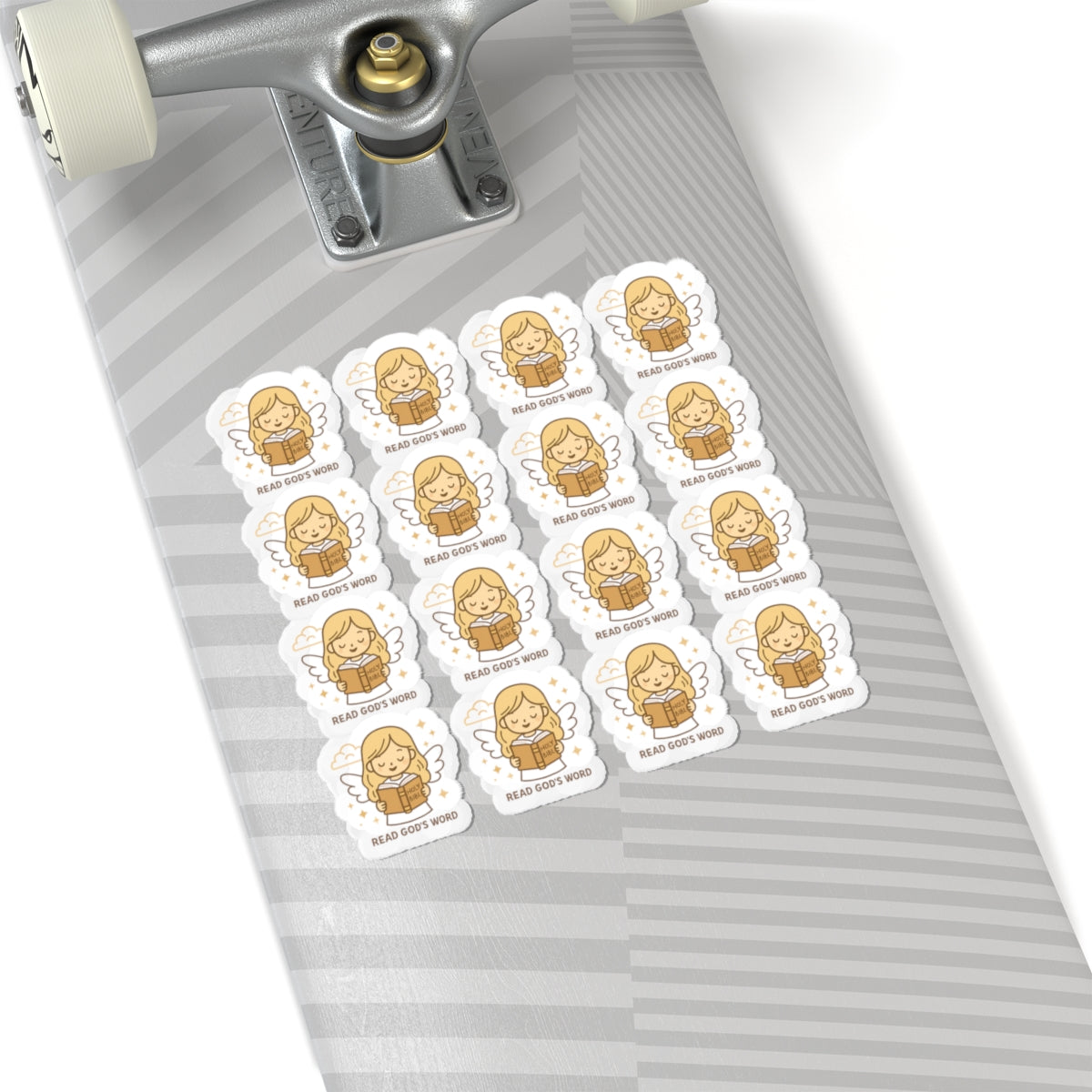 Bible Study Angel , Read God’s Word Stickers – Christian Scripture Kawaii Stickers for Journals & Faith Gifts. Bring light, strength, and joy to your quiet time with these tender Scripture angels.