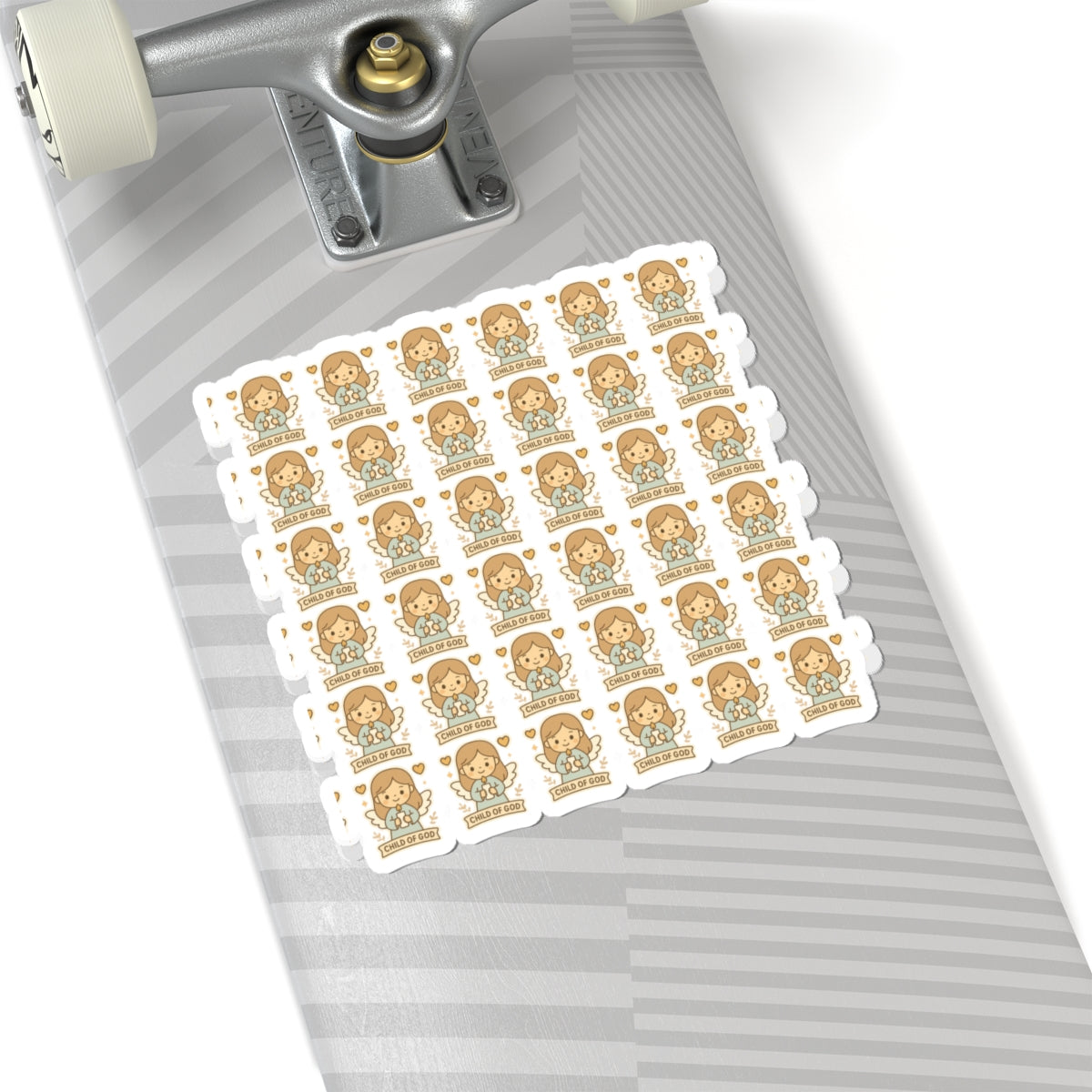 Baptism Angel , Child of GOD Stickers – Christian Kawaii Stickers for Christening, Baby Dedication & Faith Gifts. Celebrate the beauty of baptism with these sweet angel stickers filled with light, love, and faith.