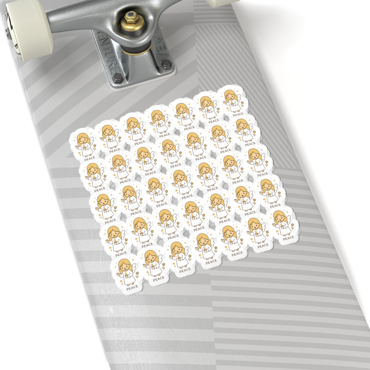 Faith & Courage Angel ,Peace Stickers – Kawaii Christian Sheet with Prayers, Scripture & Light-Inspired Affirmations. Faith doesn’t eliminate fear — it gives you the courage to walk through it. One sticker at a time.