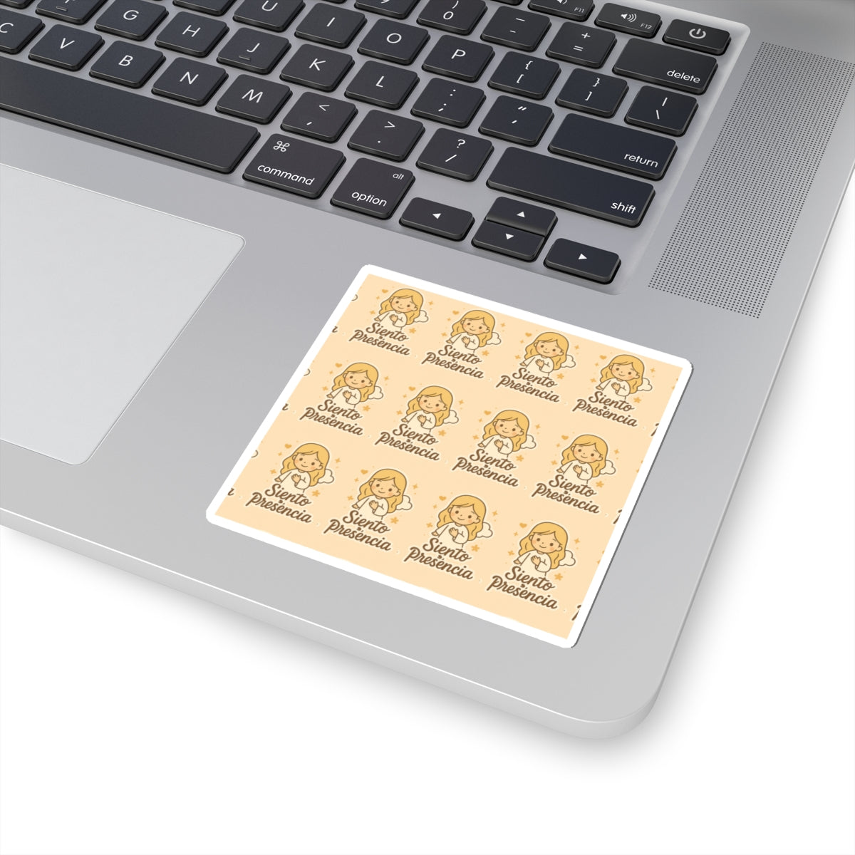 Siento su presencia Spanish Christian Kawaii Stickers – Inspirational Angel Sheet for Faith, Gratitude & Healing. Faith speaks in Spanish too — let every sticker be a prayer full of love, peace, and healing.