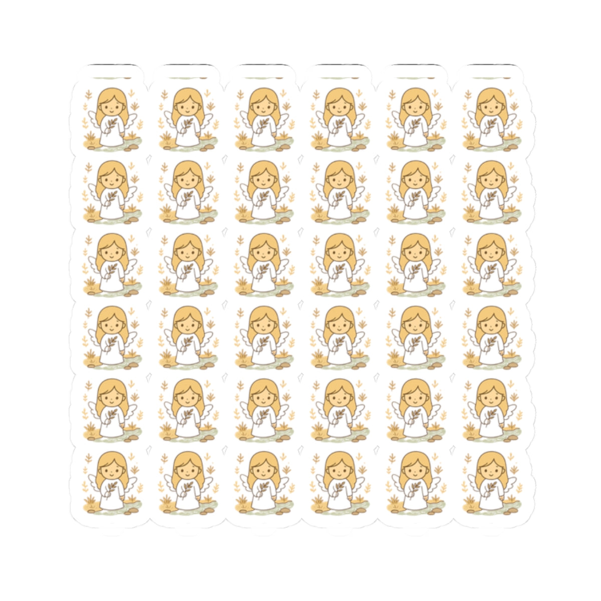 5D.Peacemakers Angel Stickers – Faith-Based Kawaii Sheet for Prayer, Devotionals & Peaceful Gifts. Because true peace begins with prayer — and a heart willing to shine.