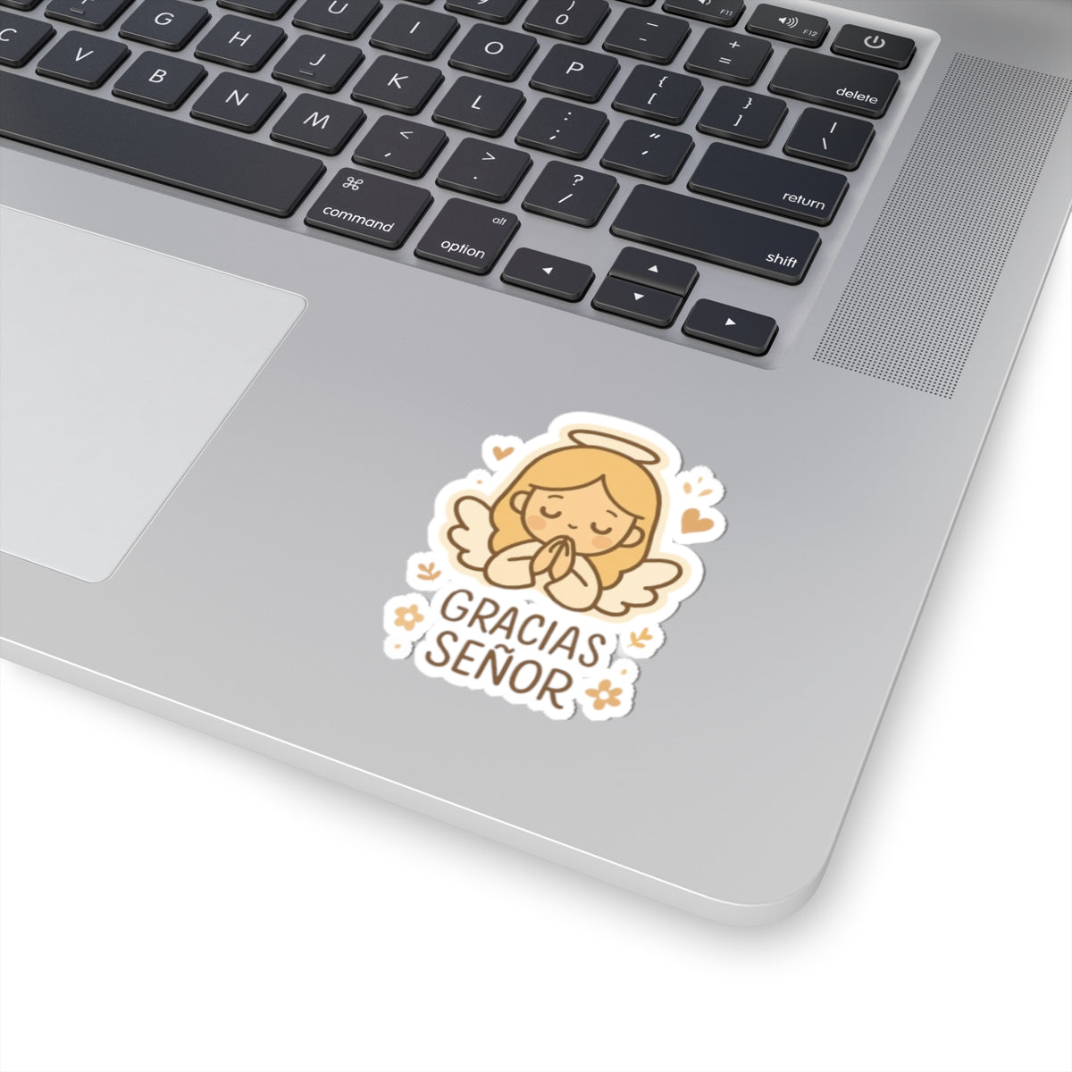 Gracias Señor Spanish Christian Kawaii Stickers – Inspirational Angel Sheet for Faith, Gratitude & Healing. Faith speaks in Spanish too — let every sticker be a prayer full of love, peace, and healing.
