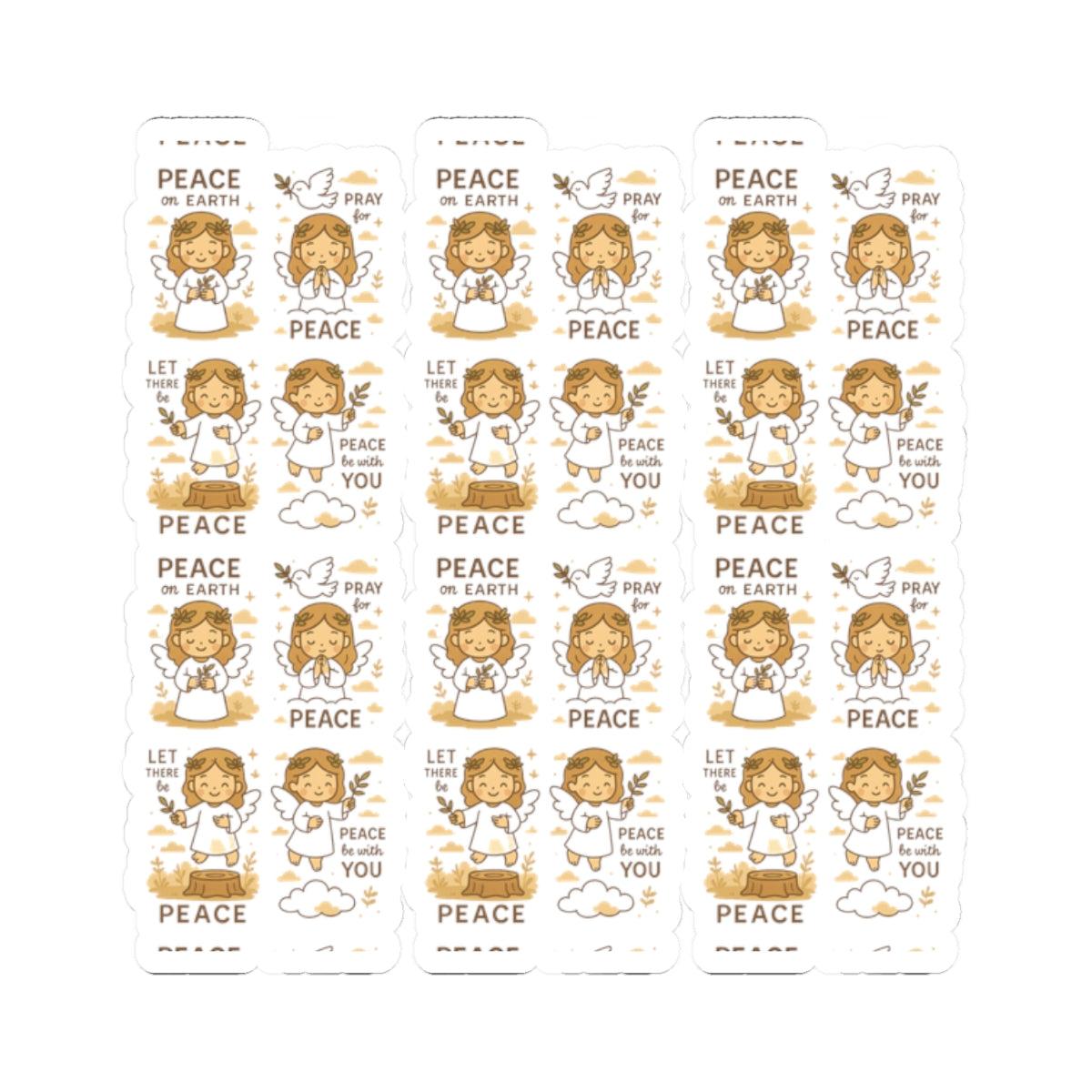 Peace Angel Stickers – Christian Printables for Serenity, Prayer & Blessings. Let peace flow through your soul with every sticker. These angelic reminders gently guide you to rest, pray, and bring peace into the world.