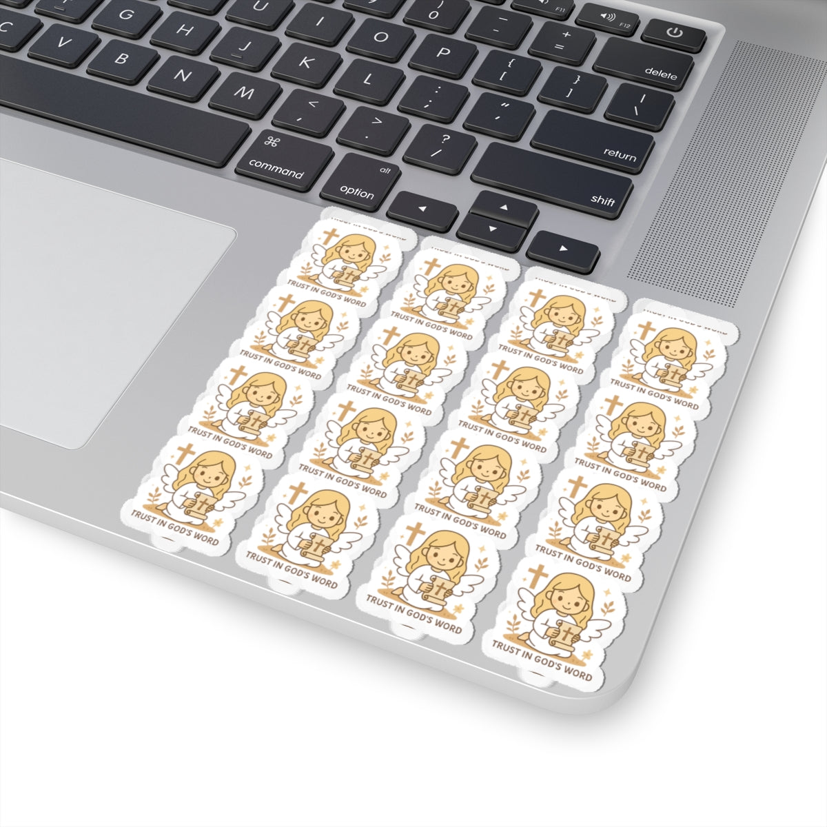 Bible Study Angel , Trust in God’s Word Stickers – Christian Scripture Kawaii Stickers for Journals & Faith Gifts. Bring light, strength, and joy to your quiet time with these tender Scripture angels.