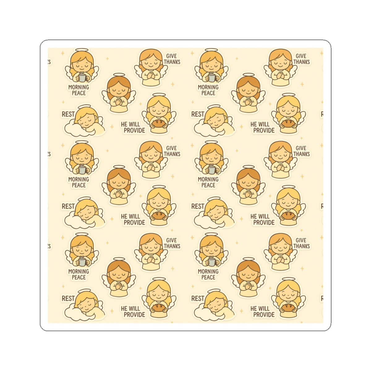 Angels of Daily Grace”, Angel of Morning Peace , Angel of Gratitude, Angel of Rest , Angel of Kindness & Angel of Provision