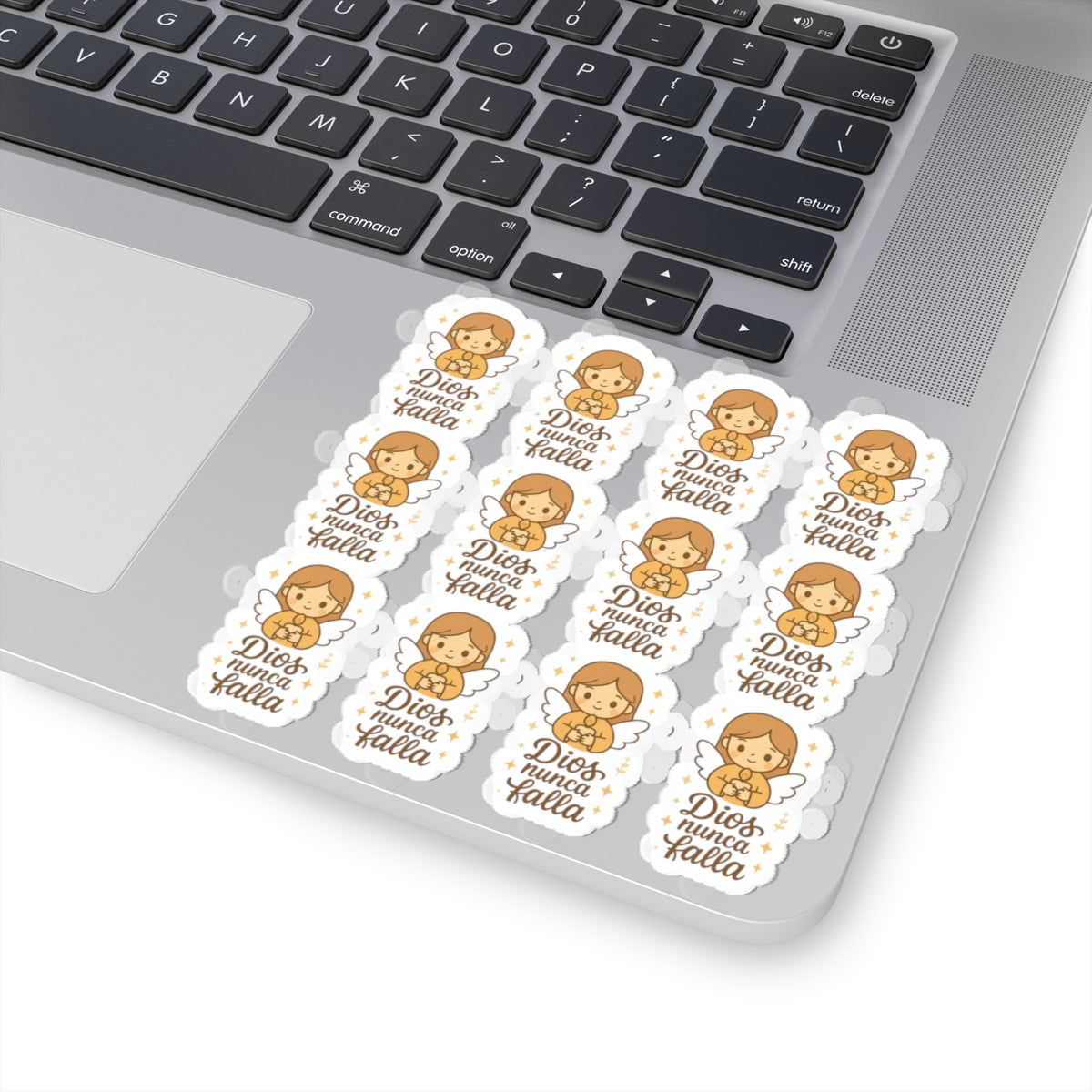 DIOS nunca falla Spanish Christian Stickers – Kawaii Angels with Faith Phrases for Journaling, Encouragement & Daily Peace. Because sometimes, your faith just needs a visual reminder in your own language.