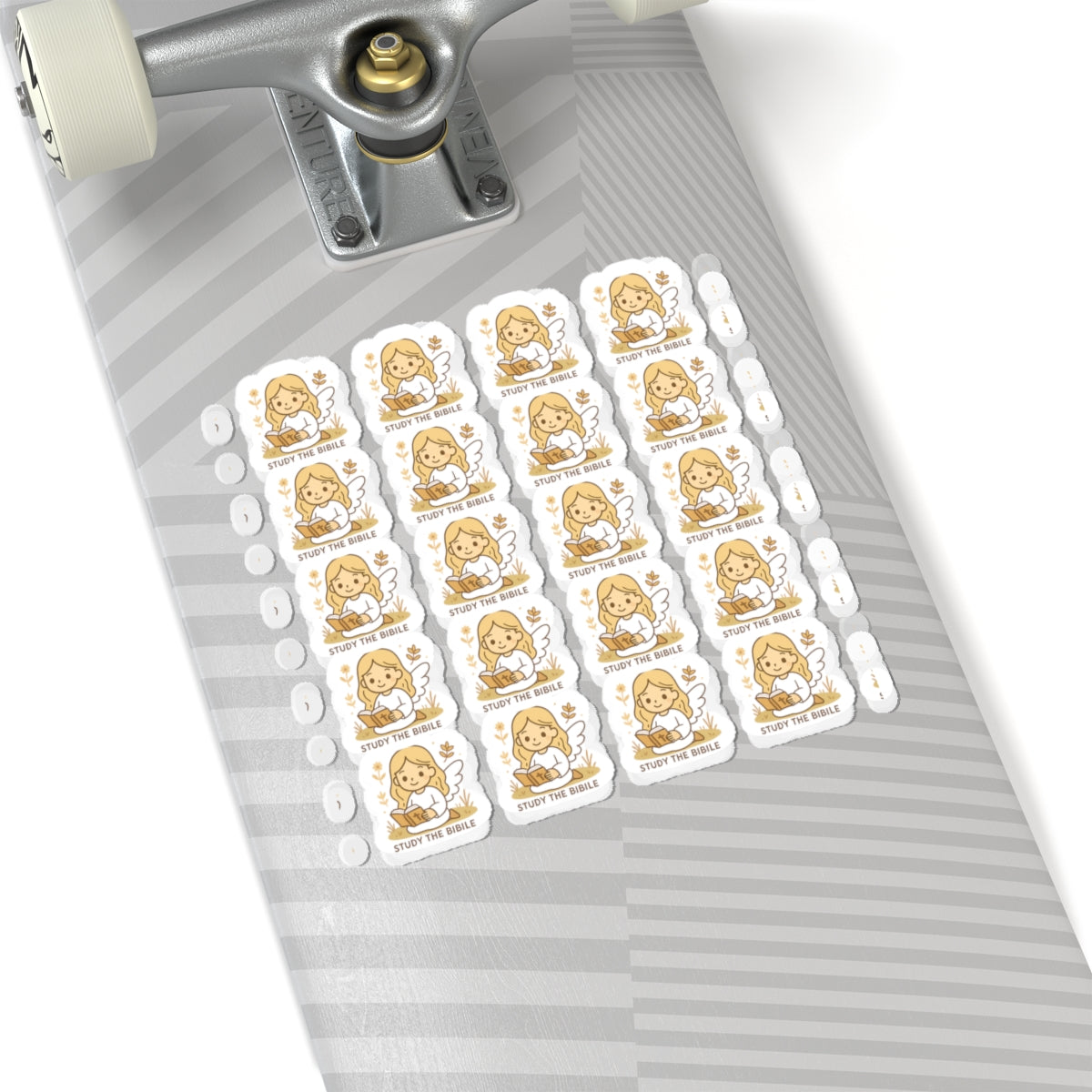 Bible Study Angel , Study the Bible Stickers – Christian Scripture Kawaii Stickers for Journals & Faith Gifts. Bring light, strength, and joy to your quiet time with these tender Scripture angels.