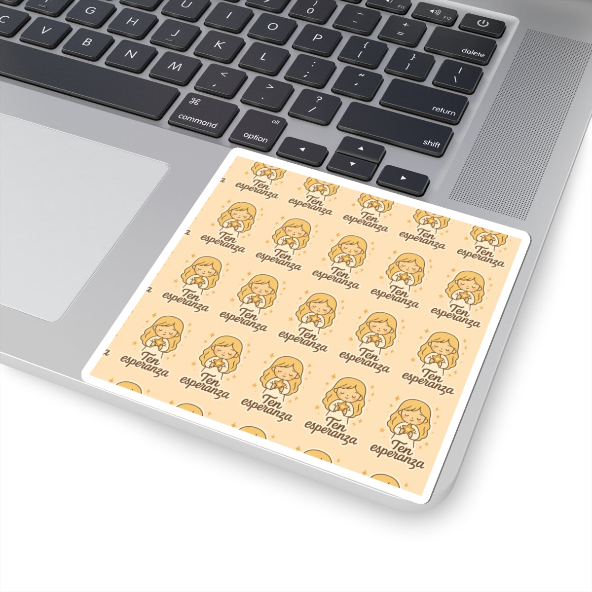 Ten Esperanza Spanish Christian Kawaii Stickers – Inspirational Angel Sheet for Faith, Gratitude & Healing. Faith speaks in Spanish too — let every sticker be a prayer full of love, peace, and healing.