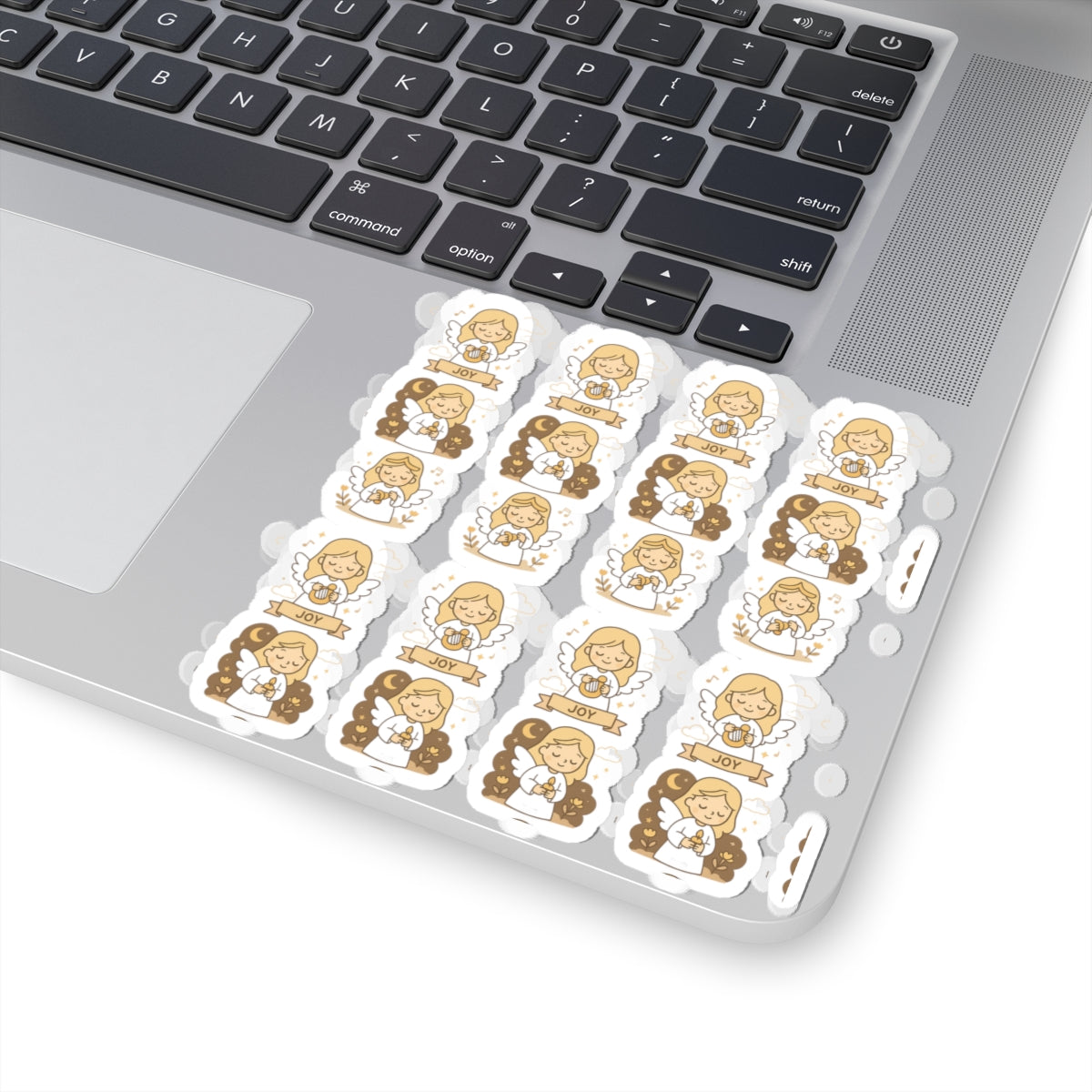 JOY Kawaii Angel Stickers – Faith-Inspired Kiss-Cut Sheet for Journaling, Gifting & Daily Encouragement. A gentle reminder that joy comes in the morning… and sometimes in the form of a tiny angel.