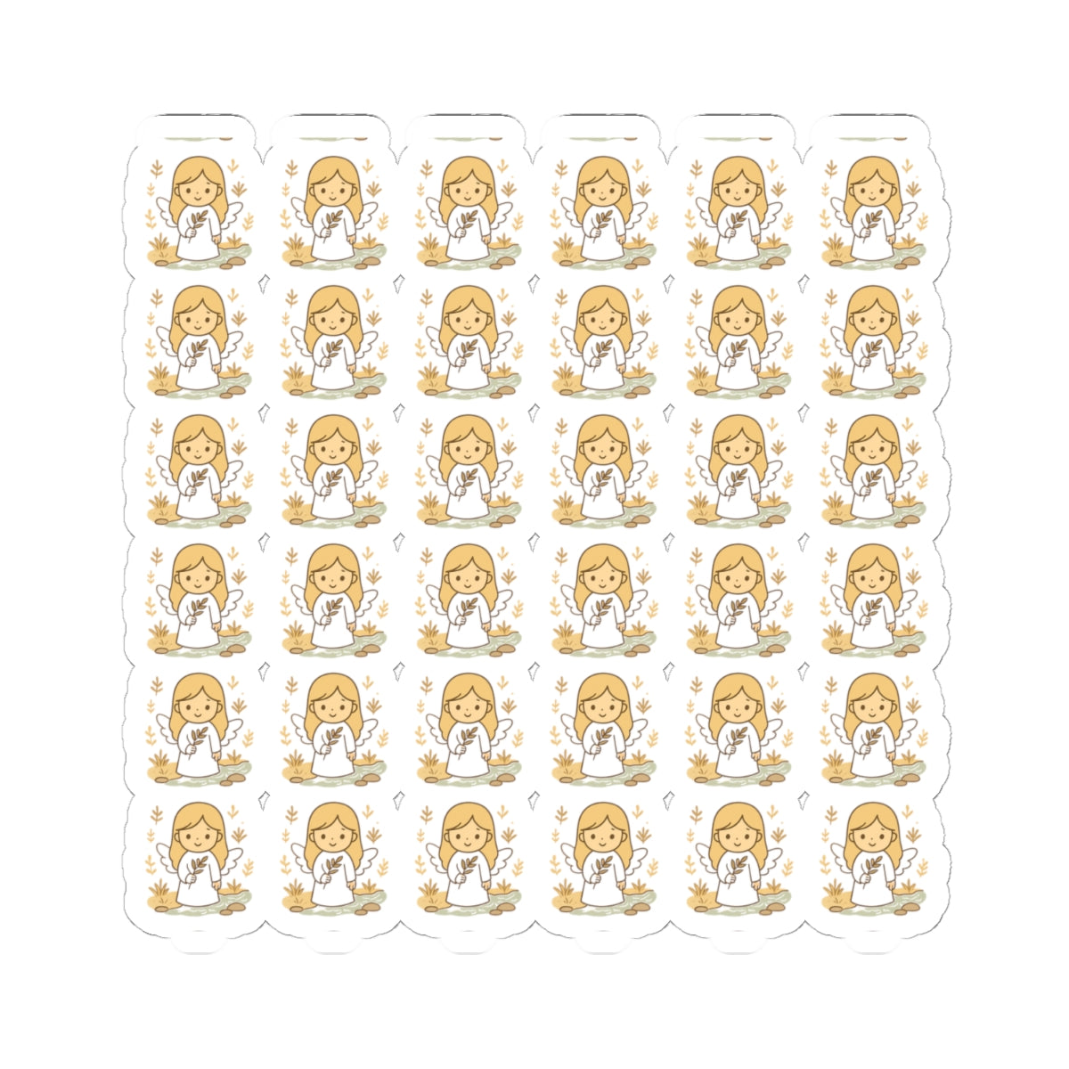 5D.Peacemakers Angel Stickers – Faith-Based Kawaii Sheet for Prayer, Devotionals & Peaceful Gifts. Because true peace begins with prayer — and a heart willing to shine.