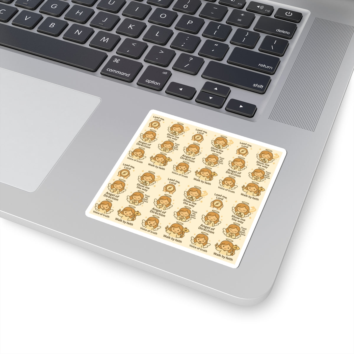 Angel of Direction - Christian Kawaii Sticker Set. Encouraging stickers to walk by faith and follow God’s truth daily.