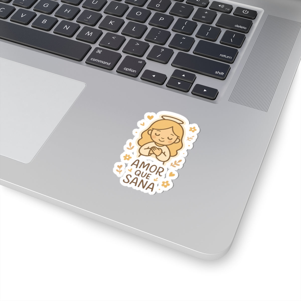 Amor que Sana Spanish Christian Kawaii Stickers – Inspirational Angel Sheet for Faith, Gratitude & Healing. Faith speaks in Spanish too — let every sticker be a prayer full of love, peace, and healing.