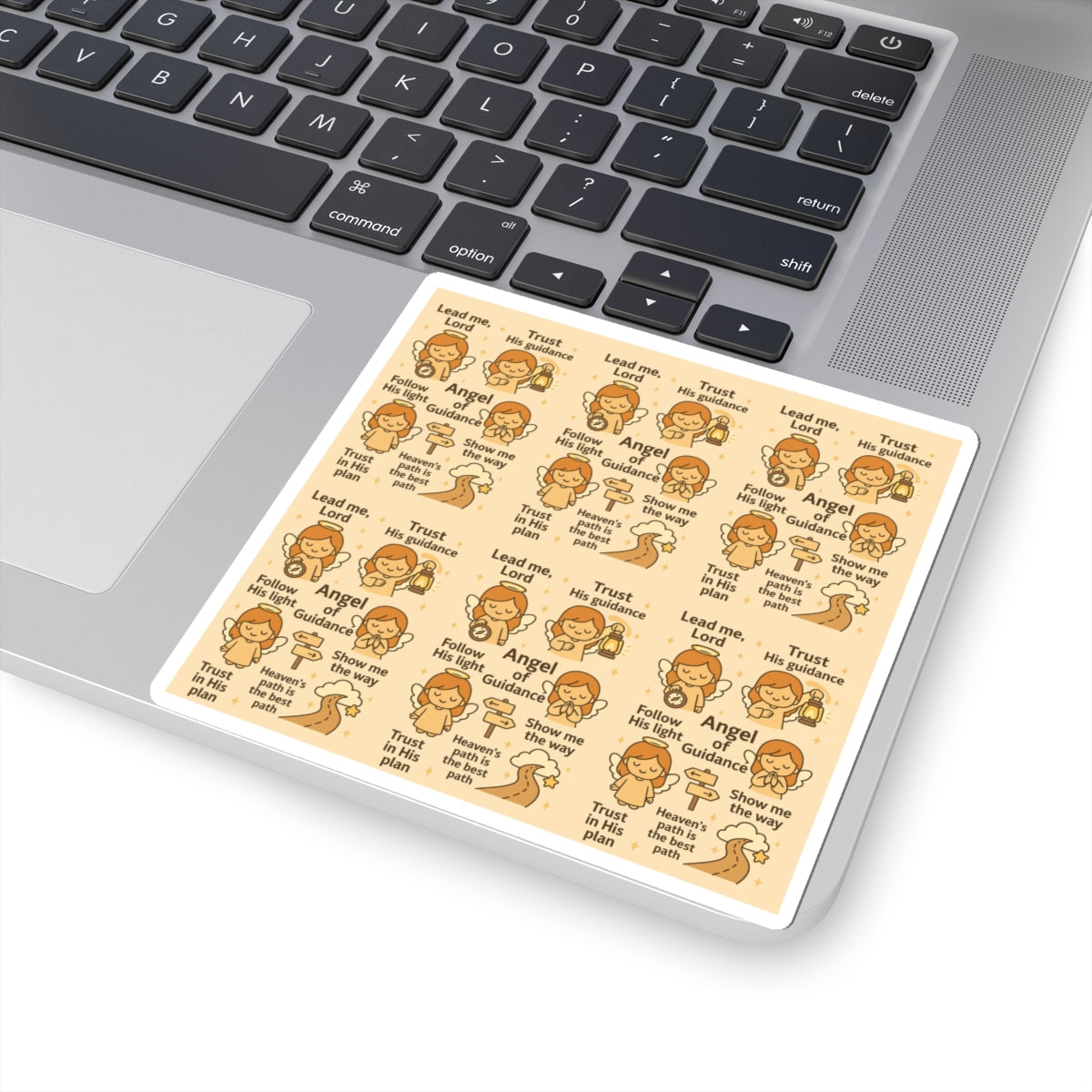 Angel of Guidance - Christian Kawaii Sticker Set. Inspiring stickers to trust God’s plan and follow His light every day.
