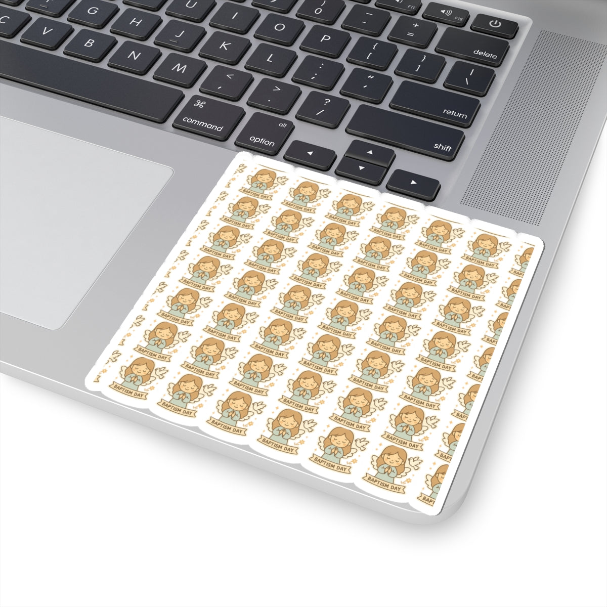 Baptism Angel , Baptism Day Stickers – Christian Kawaii Stickers for Christening, Baby Dedication & Faith Gifts. Celebrate the beauty of baptism with these sweet angel stickers filled with light, love, and faith.