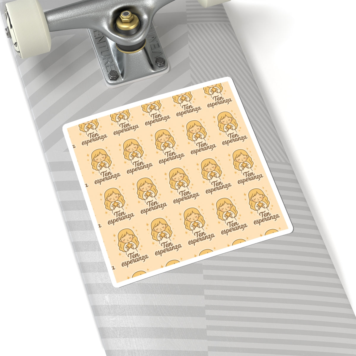 Ten Esperanza Spanish Christian Kawaii Stickers – Inspirational Angel Sheet for Faith, Gratitude & Healing. Faith speaks in Spanish too — let every sticker be a prayer full of love, peace, and healing.