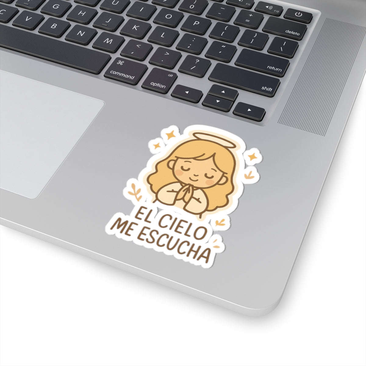 El cielo Escucha Spanish Christian Kawaii Stickers – Inspirational Angel Sheet for Faith, Gratitude & Healing. Faith speaks in Spanish too — let every sticker be a prayer full of love, peace, and healing.
