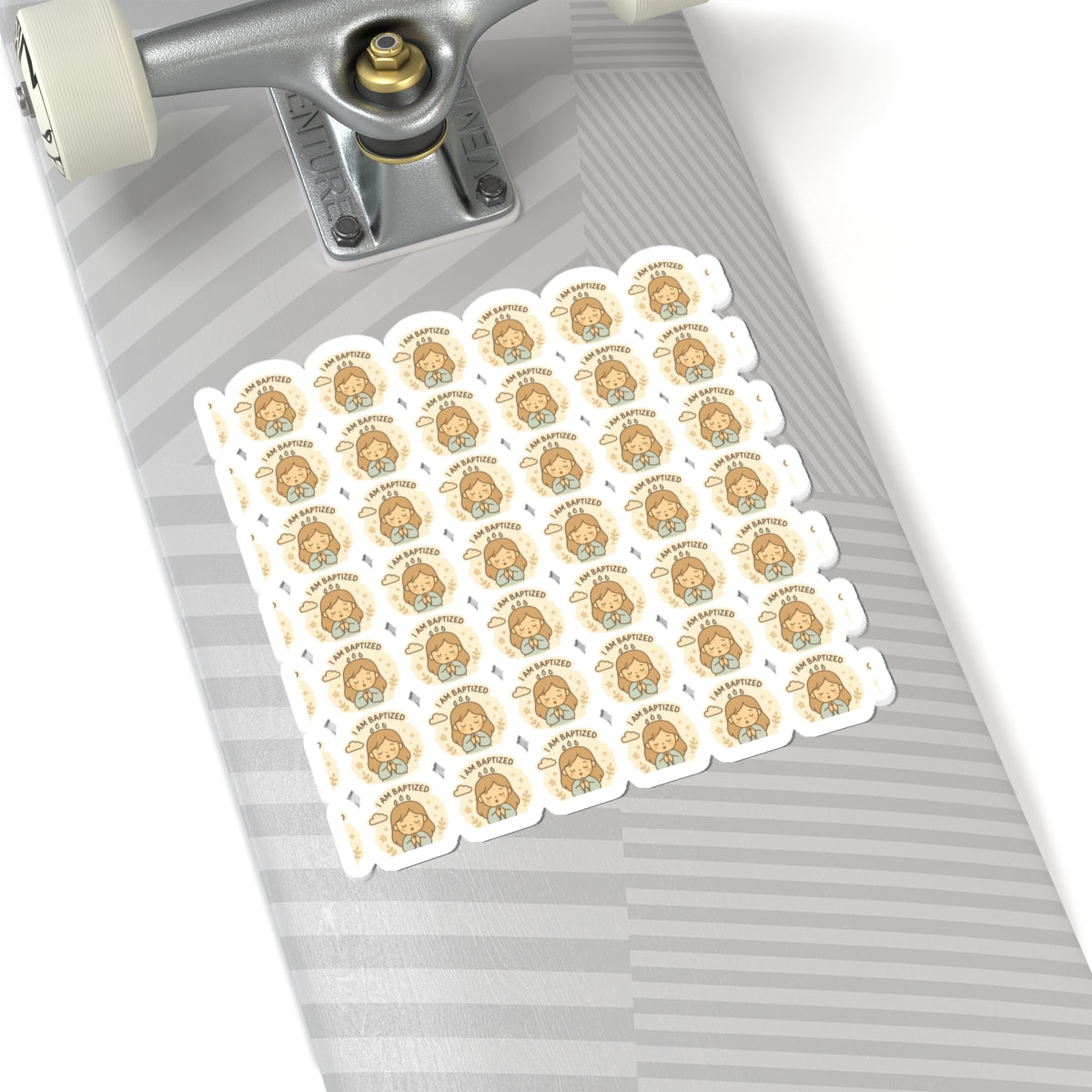 Baptism Angel , I Am Baptized Stickers – Christian Kawaii Stickers for Christening, Baby Dedication & Faith Gifts. Celebrate the beauty of baptism with these sweet angel stickers filled with light, love, and faith.