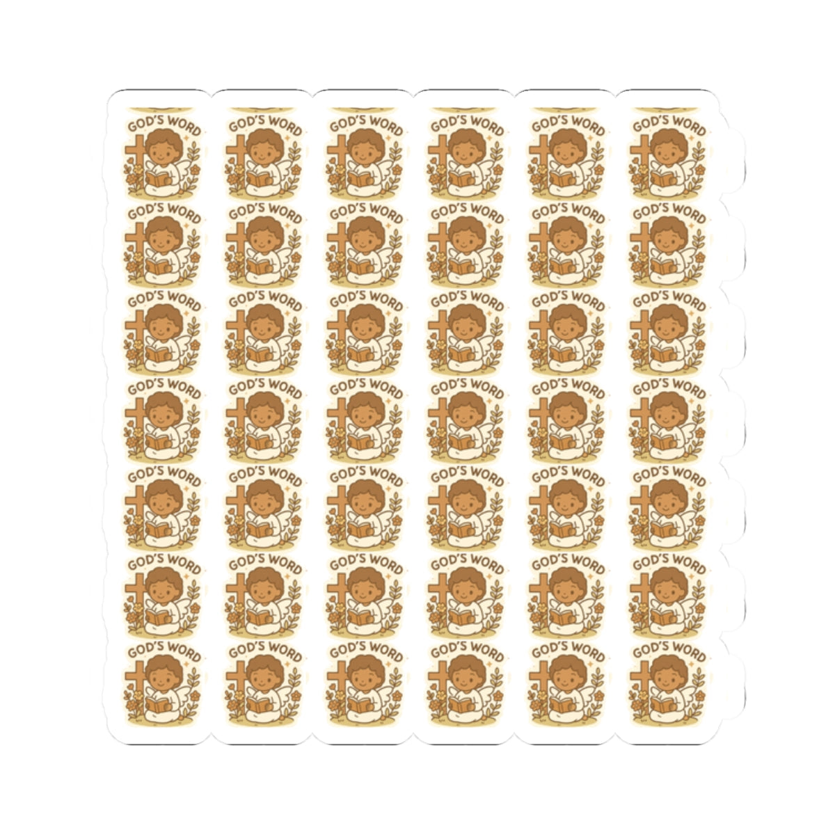 Bible Study Angel ,GOD S Word Stickers – Printable Christian Set of Kawaii Angels Reading God’s Word. Adorable reminders that you are never alone when you open your Bible — the angels are studying with you.