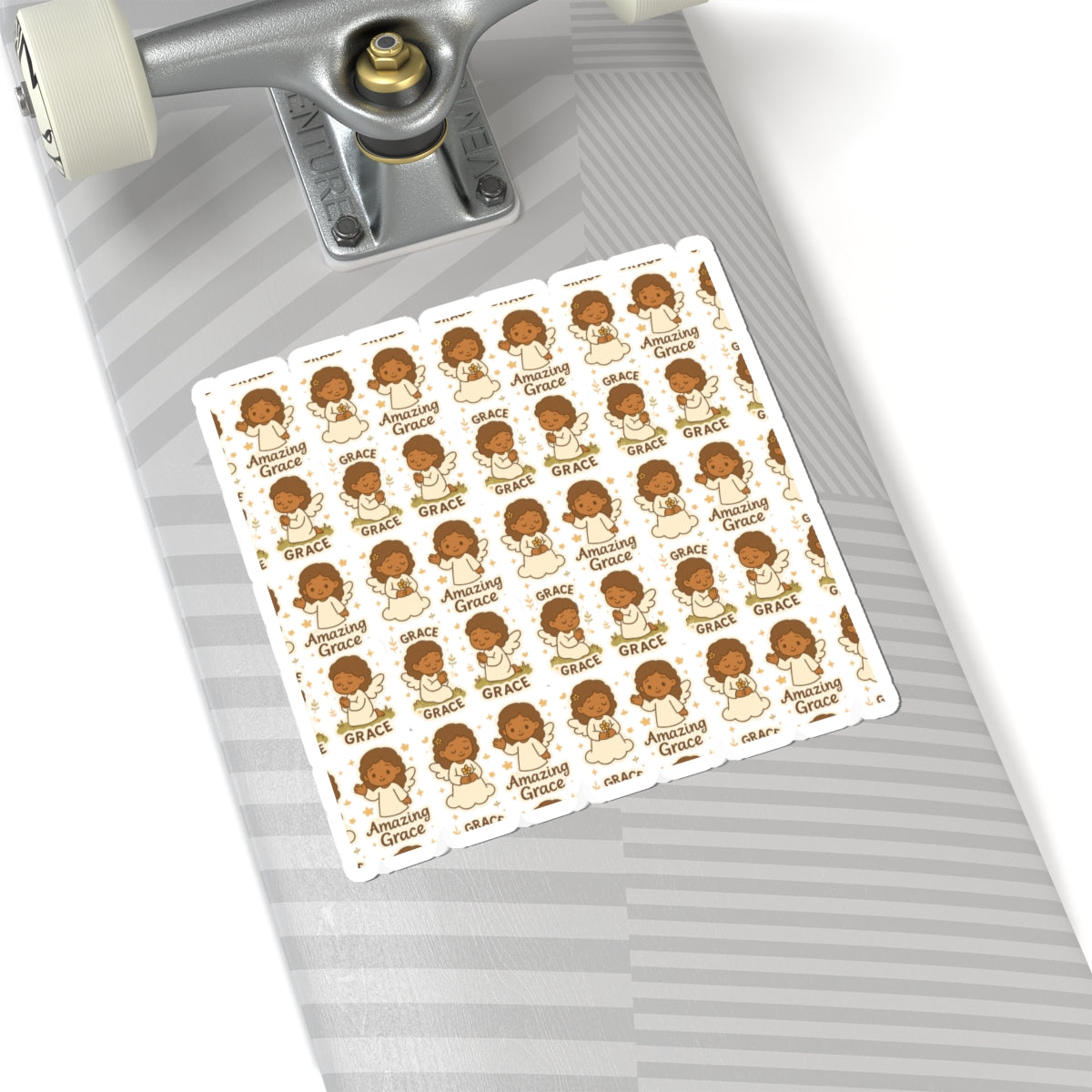 Amazing Grace Angel , Amazing Grace ,GracesStickers – Kawaii Spiritual Faith Stickers with Bible Quotes. Faith-filled moments of grace, comfort, and divine beauty—wrapped in angel wings.