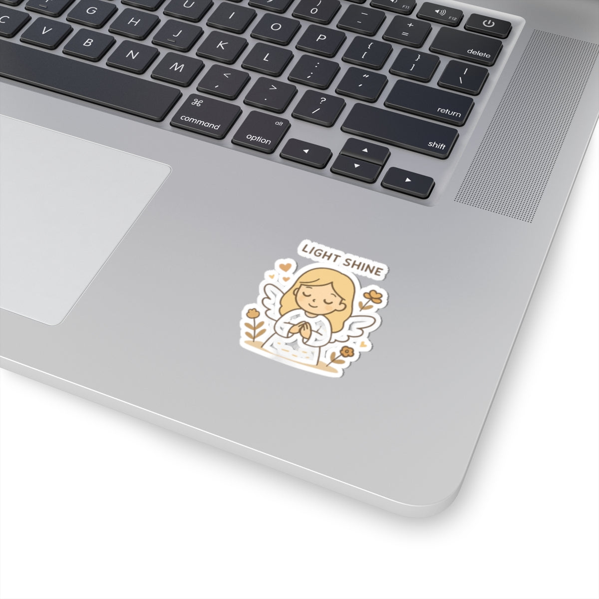 Light SHINE JOY 3 Kawaii Angel Stickers – Faith-Inspired Kiss-Cut Sheet for Journaling, Gifting & Daily Encouragement. A gentle reminder that joy comes in the morning… and sometimes in the form of a tiny angel.