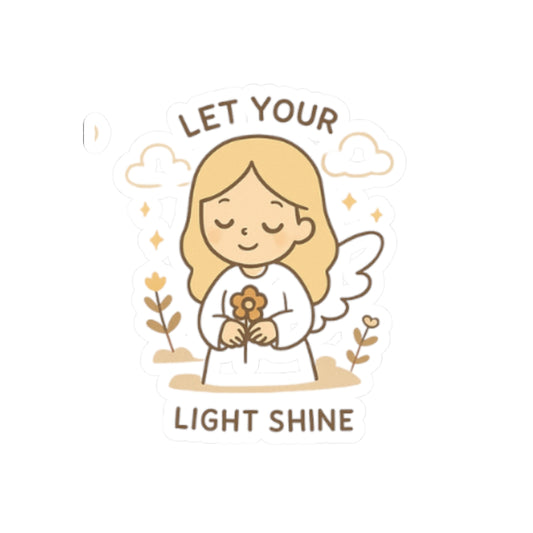Ley your JOY Kawaii Angel Stickers – Faith-Inspired Kiss-Cut Sheet for Journaling, Gifting & Daily Encouragement. A gentle reminder that joy comes in the morning… and sometimes in the form of a tiny angel.