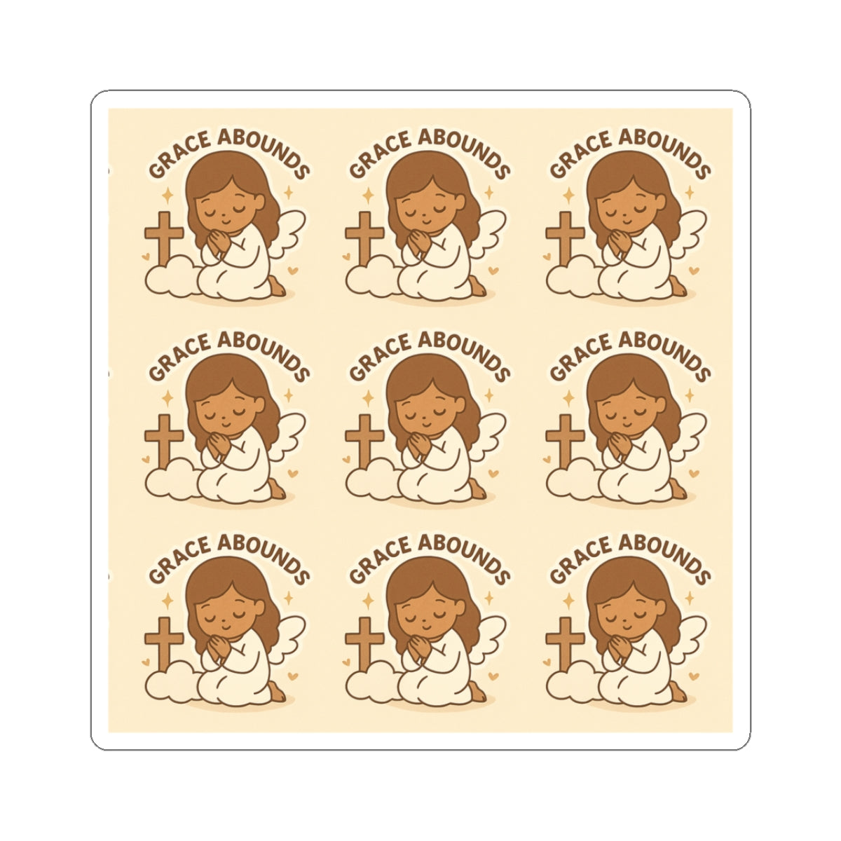 Faith-Inspired Christian Stickers | God’s Promises, Hope & Grace | Grace Abounds Perfect for Journals, Gifts, Laptops & Daily Reminders