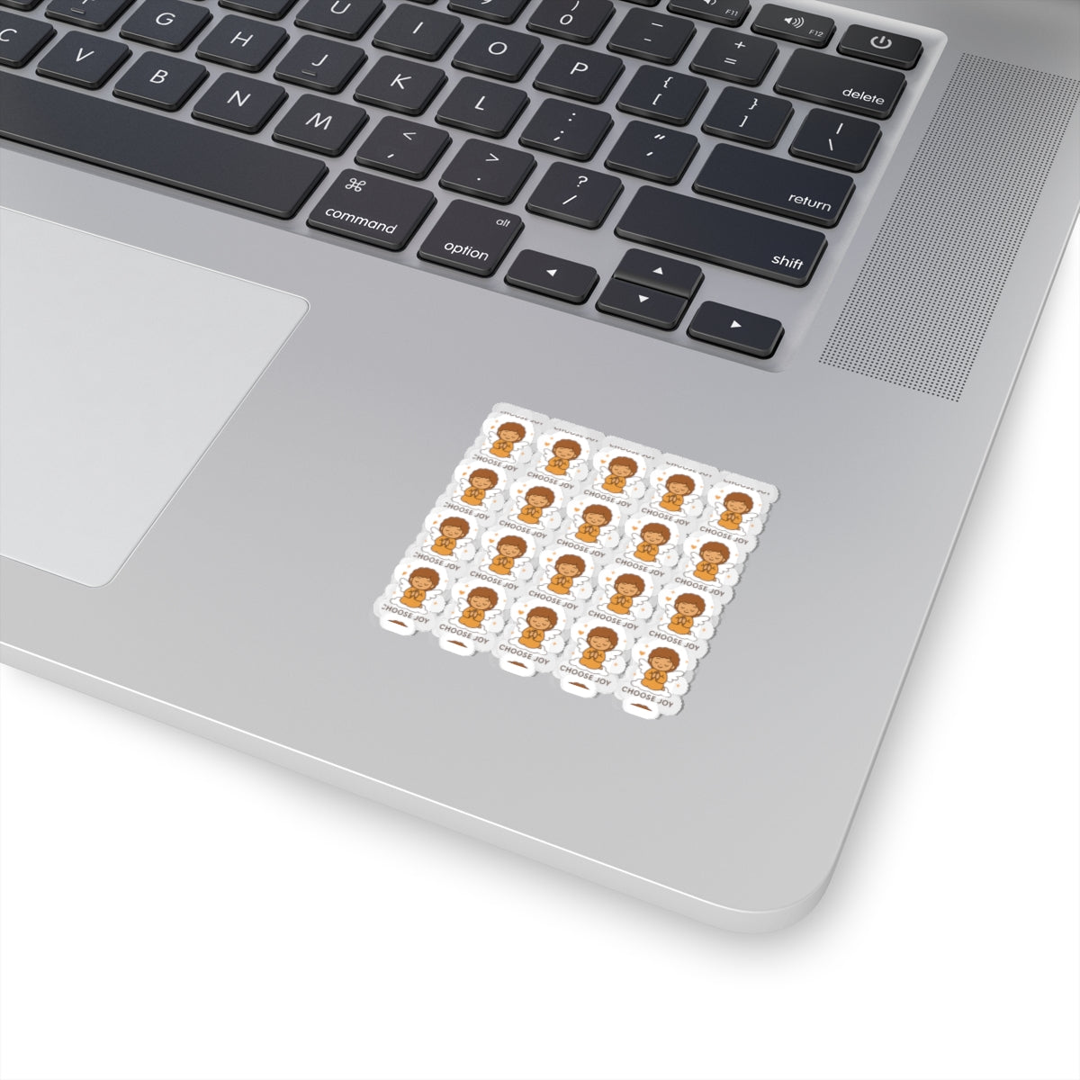 One Choose Joy – Christian Angel Sticker Sheet | Kawaii Faith Stickers for Rejoicing & Spiritual Positivity. Joy is a choice. Let these angels remind you — every single day.
