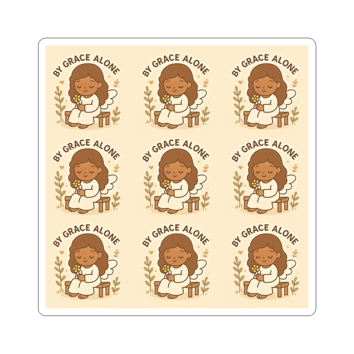 Faith-Inspired Christian Stickers | God’s Promises, Hope & Grace | By Grace Alone Perfect for Journals, Gifts, Laptops & Daily Reminders