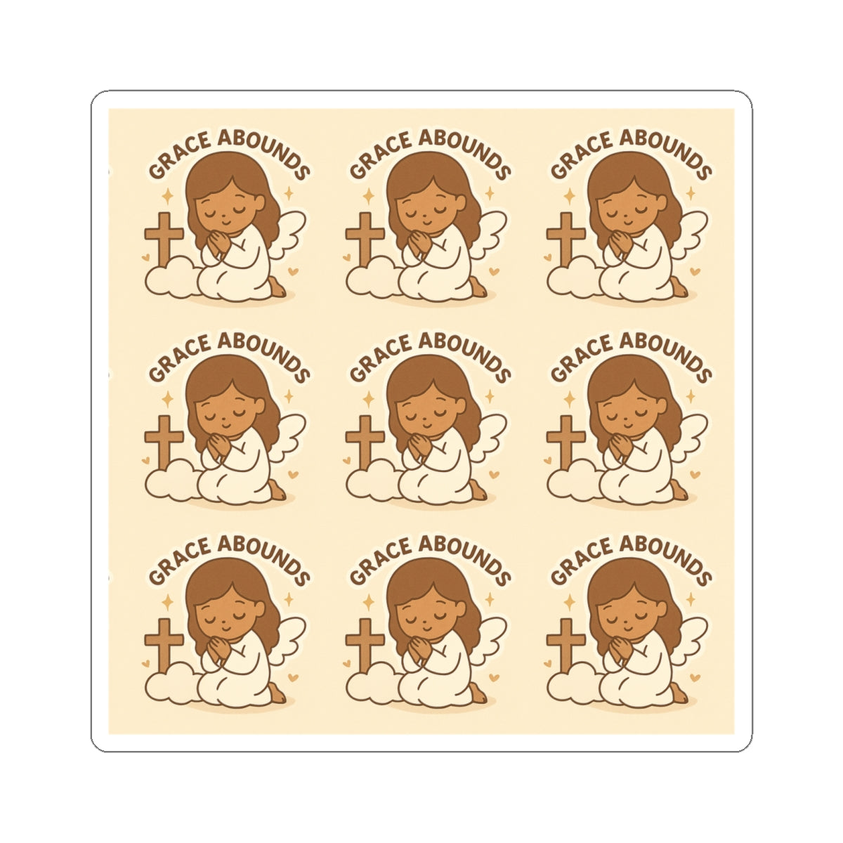 Faith-Inspired Christian Stickers | God’s Promises, Hope & Grace | Grace Abounds Perfect for Journals, Gifts, Laptops & Daily Reminders