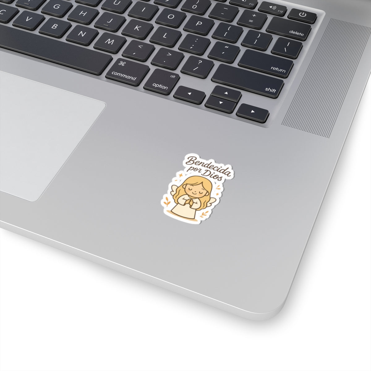 Bendecida por DIOS Spanish Christian Angel Stickers – “Bendecida por Dios” Sheet for Faith, Worship & Encouragement. A sticker sheet that feels like a hymn, a prayer, and a promise — in your language of faith.