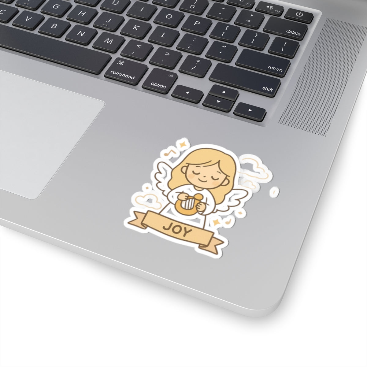 JOY Kawaii Angel Stickers – Faith-Inspired Kiss-Cut Sheet for Journaling, Gifting & Daily Encouragement. A gentle reminder that joy comes in the morning… and sometimes in the form of a tiny angel.