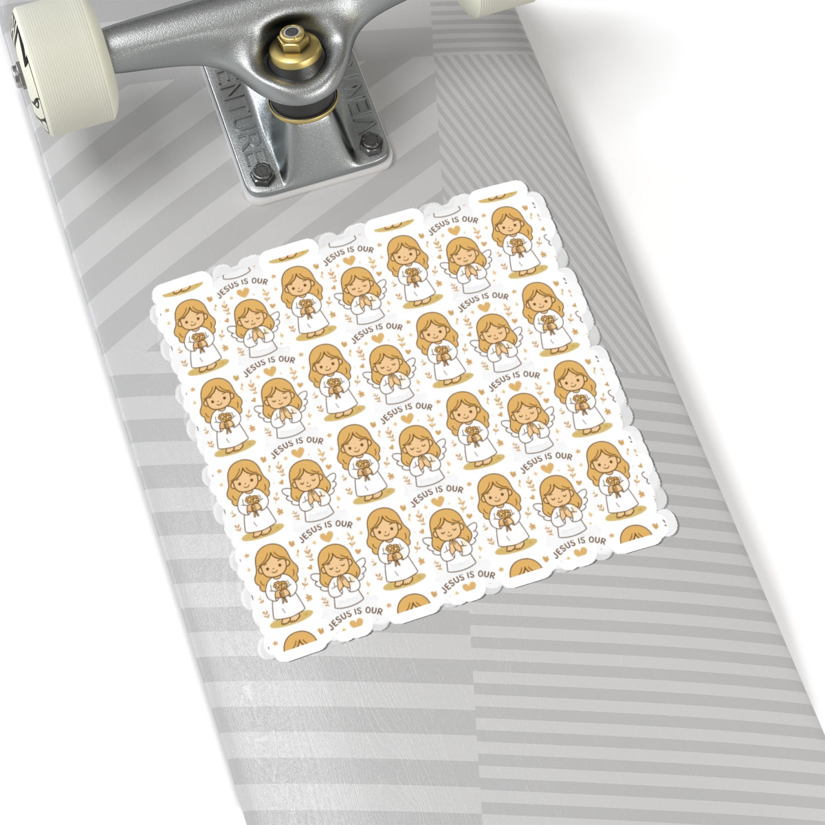 Christian Angel Jesús is our Stickers – Faith, Love & Encouragement Stickers for Journaling, Gifting & Spiritual Inspiration. Gentle angel hugs and heavenly words to brighten hearts and uplift souls