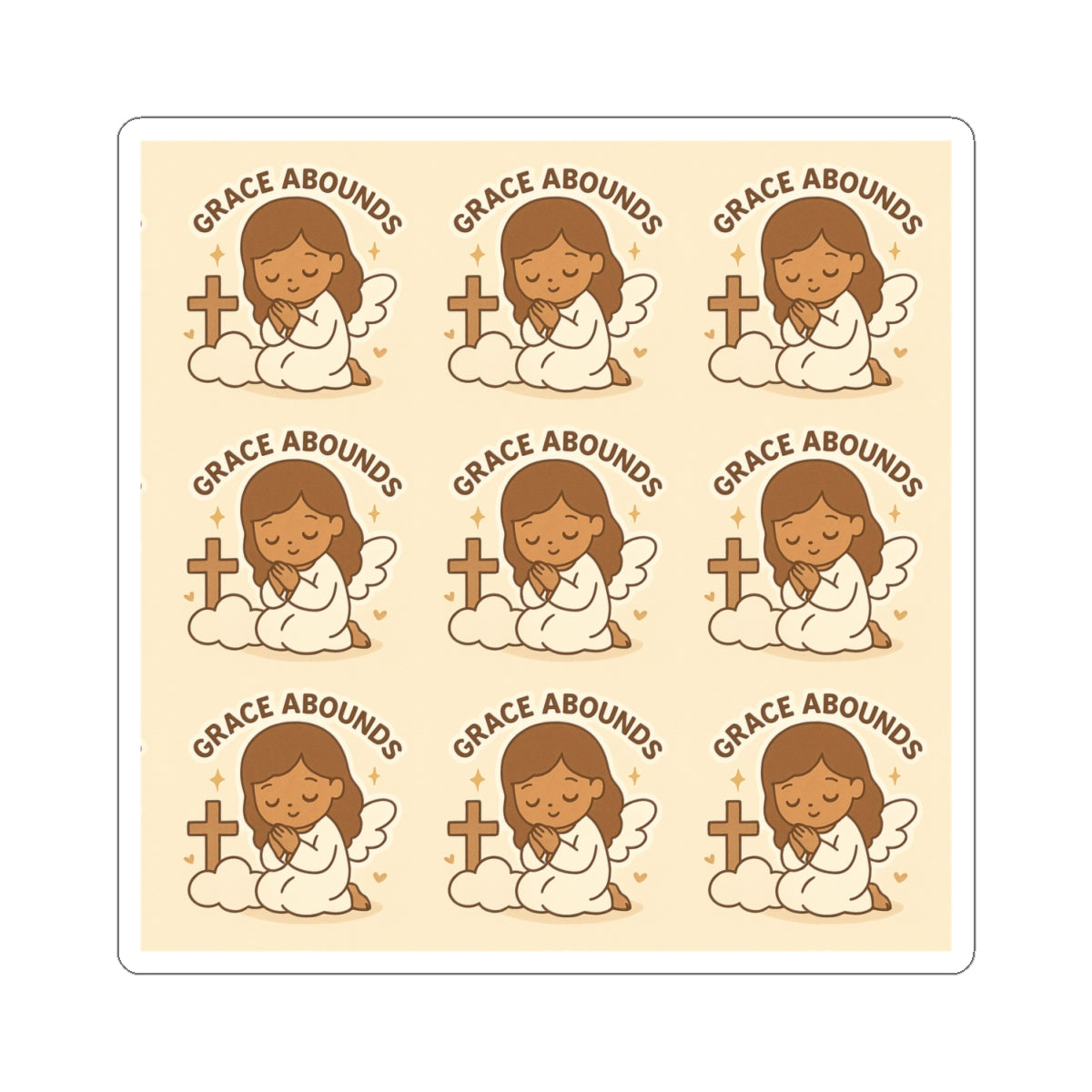 Faith-Inspired Christian Stickers | God’s Promises, Hope & Grace | Grace Abounds Perfect for Journals, Gifts, Laptops & Daily Reminders