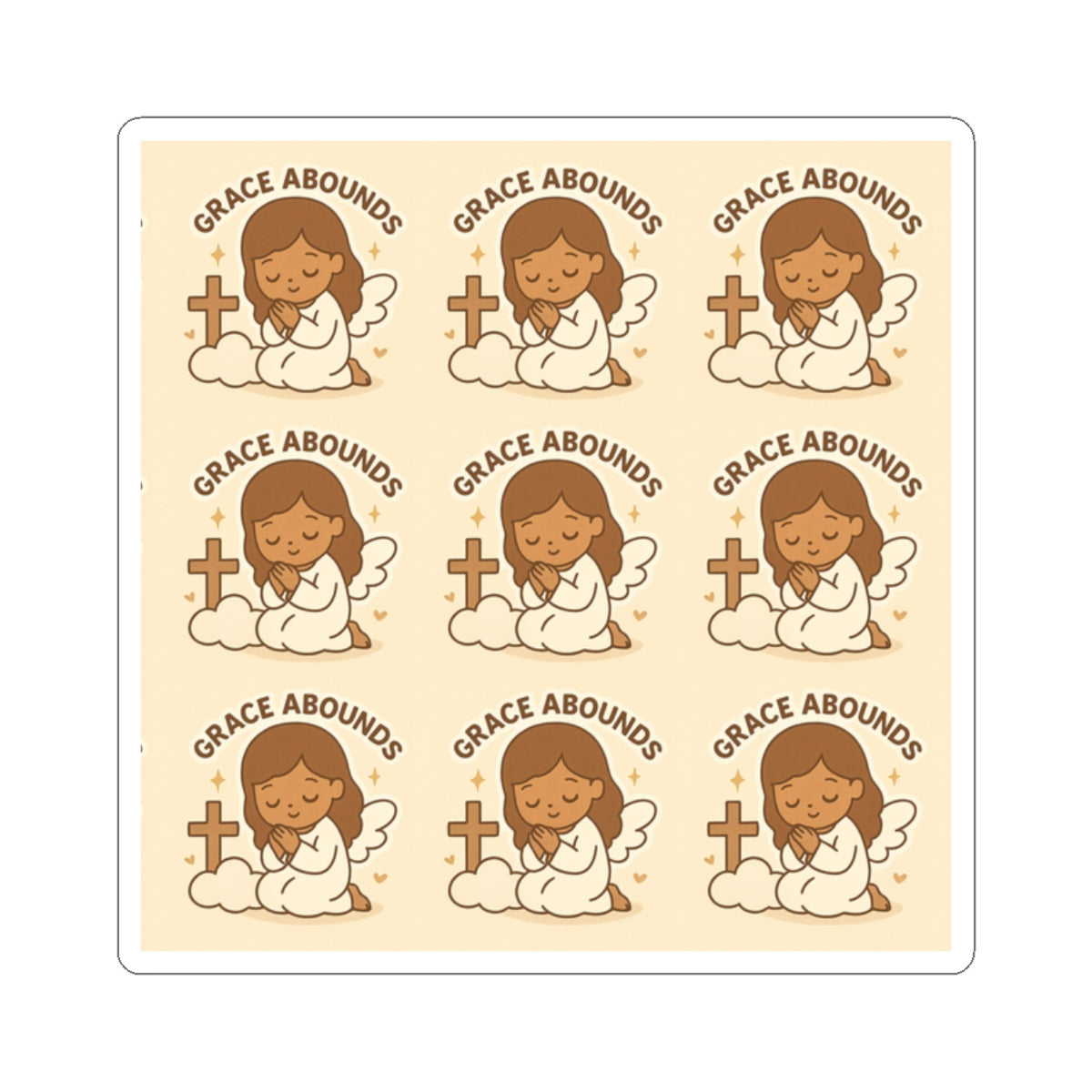 Faith-Inspired Christian Stickers | God’s Promises, Hope & Grace | Grace Abounds Perfect for Journals, Gifts, Laptops & Daily Reminders