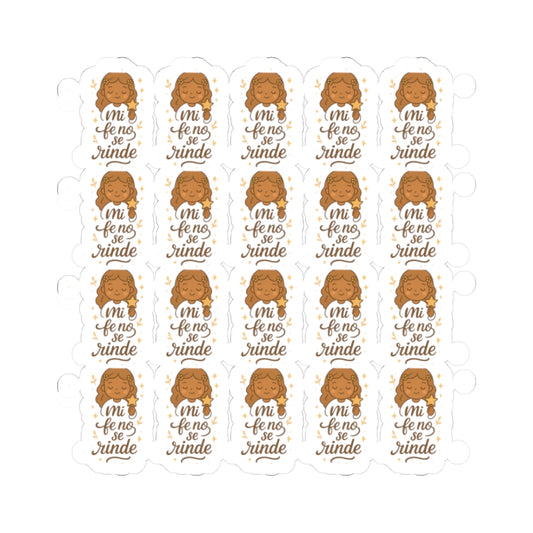Mi fe no se rinde Spanish Christian Stickers – Kawaii Angels with Faith Phrases for Journaling, Encouragement & Daily Peace. Because sometimes, your faith just needs a visual reminder in your own language.