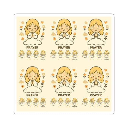 Prayer-Themed Kiss-Cut Stickers for Spiritual Inspiration, Prayer Stickers, Laptop Decor, Faith Reminders, Religious Gifts, Cute Mini [...]