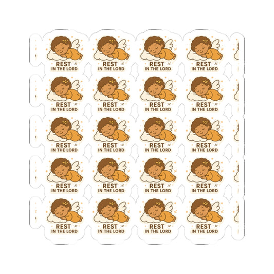 Faithful Angel , Rest in the Lord Stickers – Christian Printable Pack for Prayer, Encouragement & Daily Devotion. Gentle reminders to walk by faith, rejoice daily, and rest in the Lord — with adorable angel art that speaks to the soul.