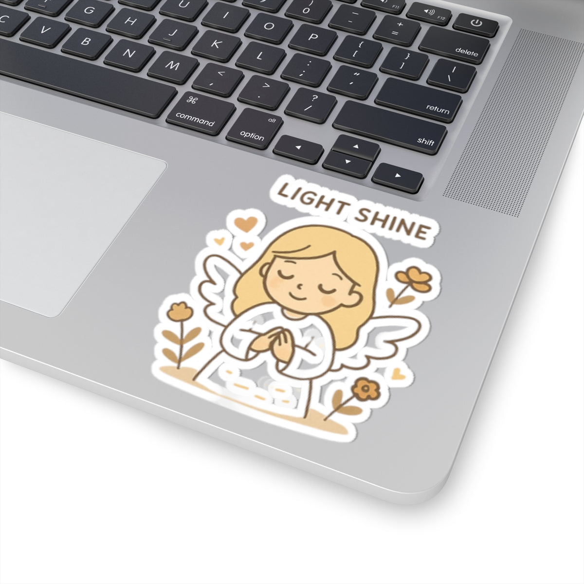 Light SHINE JOY 3 Kawaii Angel Stickers – Faith-Inspired Kiss-Cut Sheet for Journaling, Gifting & Daily Encouragement. A gentle reminder that joy comes in the morning… and sometimes in the form of a tiny angel.