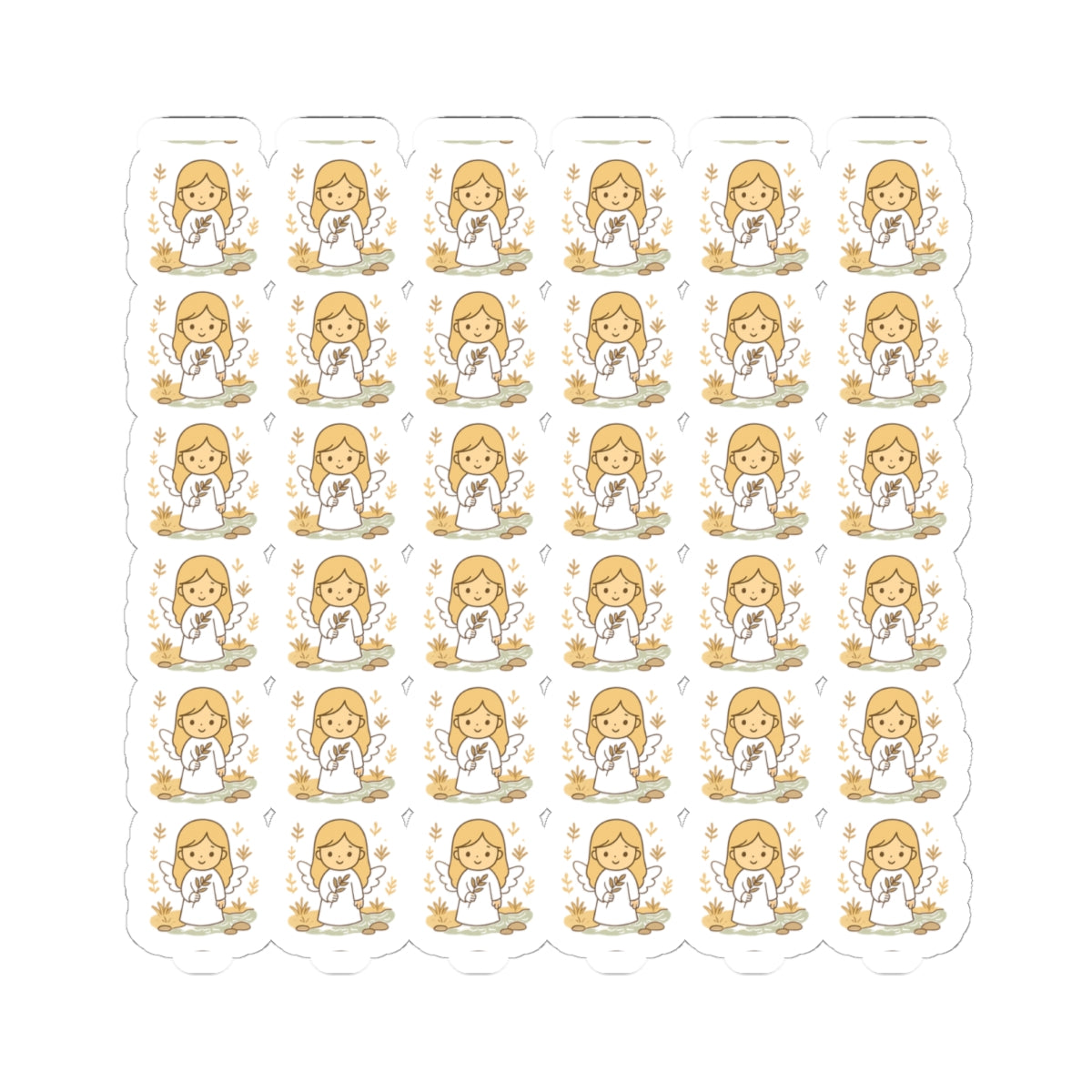5D.Peacemakers Angel Stickers – Faith-Based Kawaii Sheet for Prayer, Devotionals & Peaceful Gifts. Because true peace begins with prayer — and a heart willing to shine.