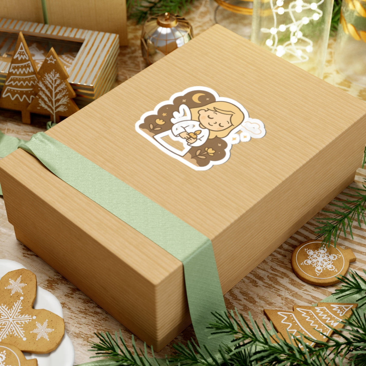 JOY 2 Kawaii Angel Stickers – Faith-Inspired Kiss-Cut Sheet for Journaling, Gifting & Daily Encouragement. A gentle reminder that joy comes in the morning… and sometimes in the form of a tiny angel.